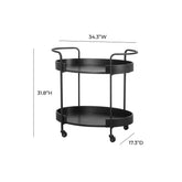 Cyril Black Bar Cart Model: TOV-D68617